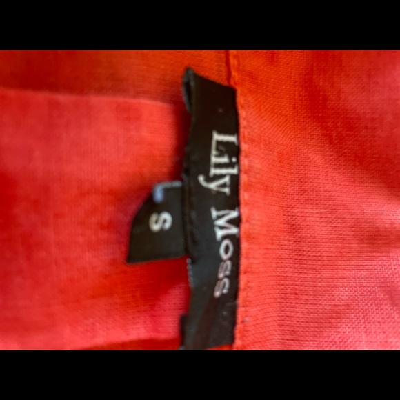 Lily Moss orange jacket with epaulets and two front pockets. - Picture 2 of 6